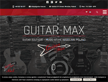 Tablet Screenshot of guitar-max.eu
